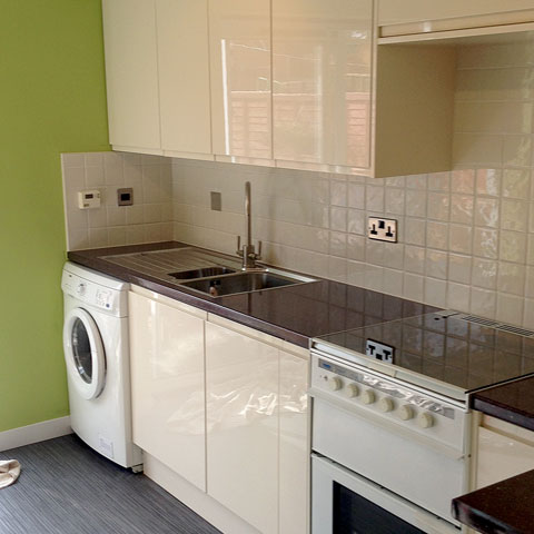 Painting & Tiling Kitchen - Oliver Brown Painter & Decorator